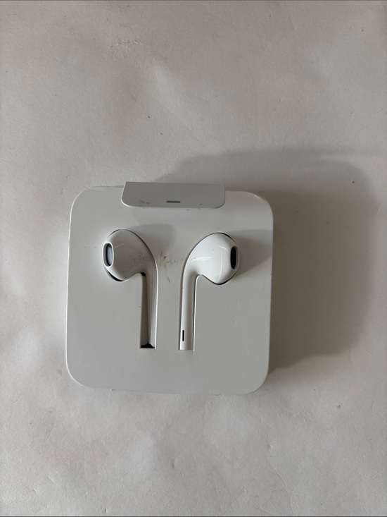 Apple Other - Apple White EarPods with Lightning Connector and Blue Tape Accents